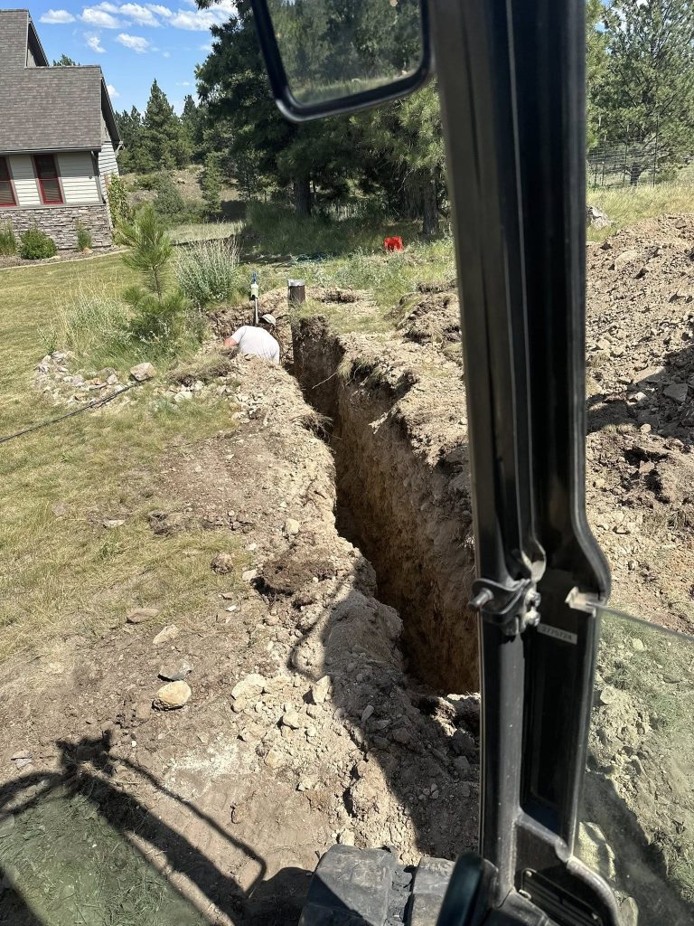 Residential Trenching for Utility Installation in Helena, MT